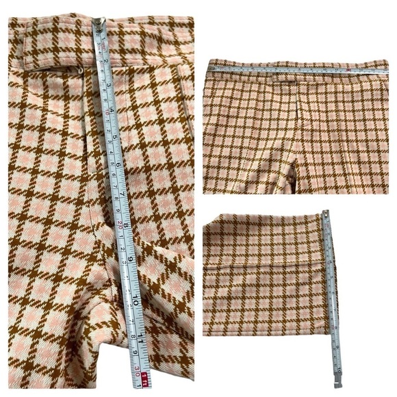 Marni NWT Natural Houndstooth Jacquard Kick-flare Pants Quiet Luxury Mocha Cream - Picture 9 of 15
